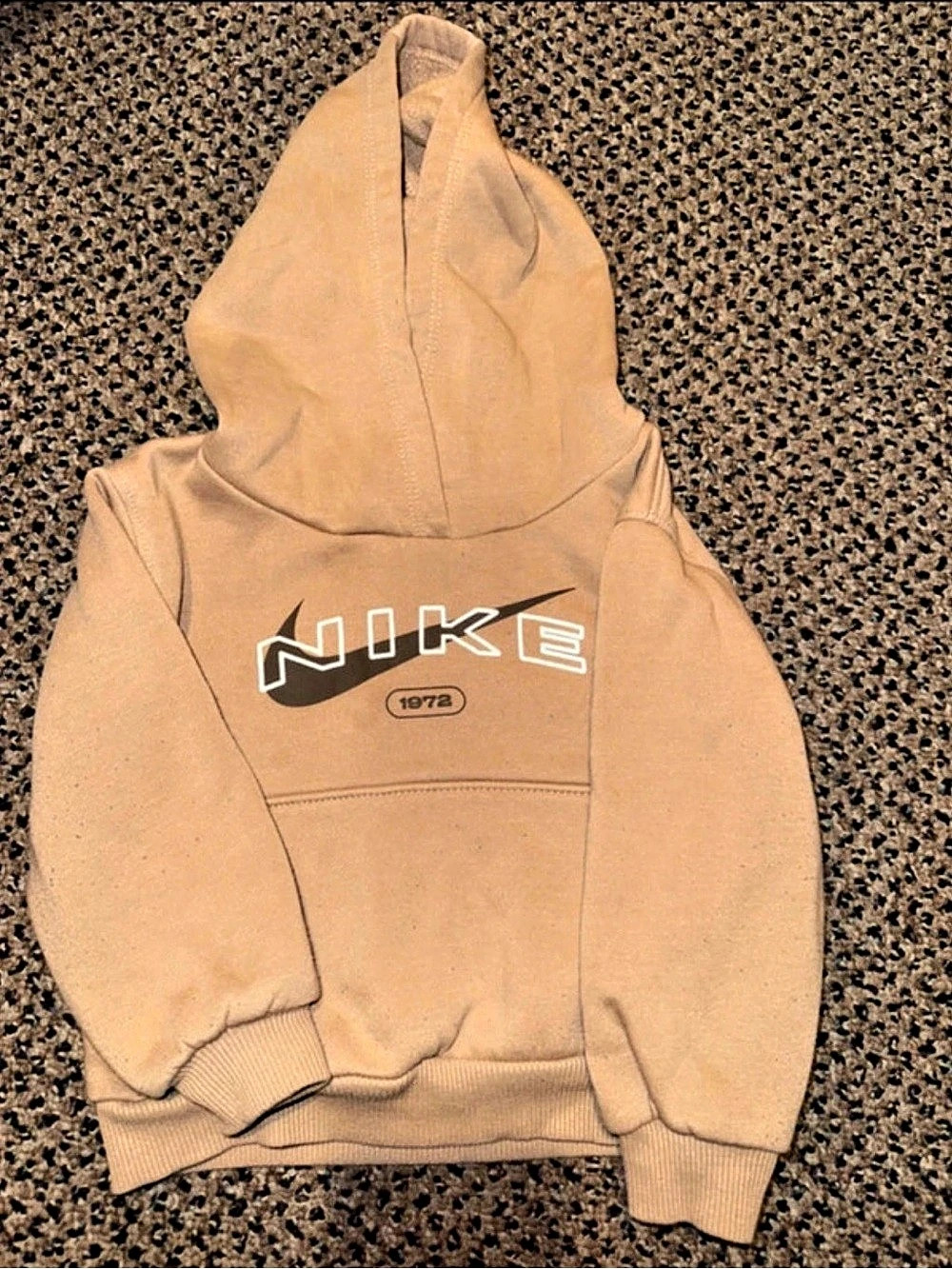 Nike Boys Medium (8) Hoodie Brown Like New